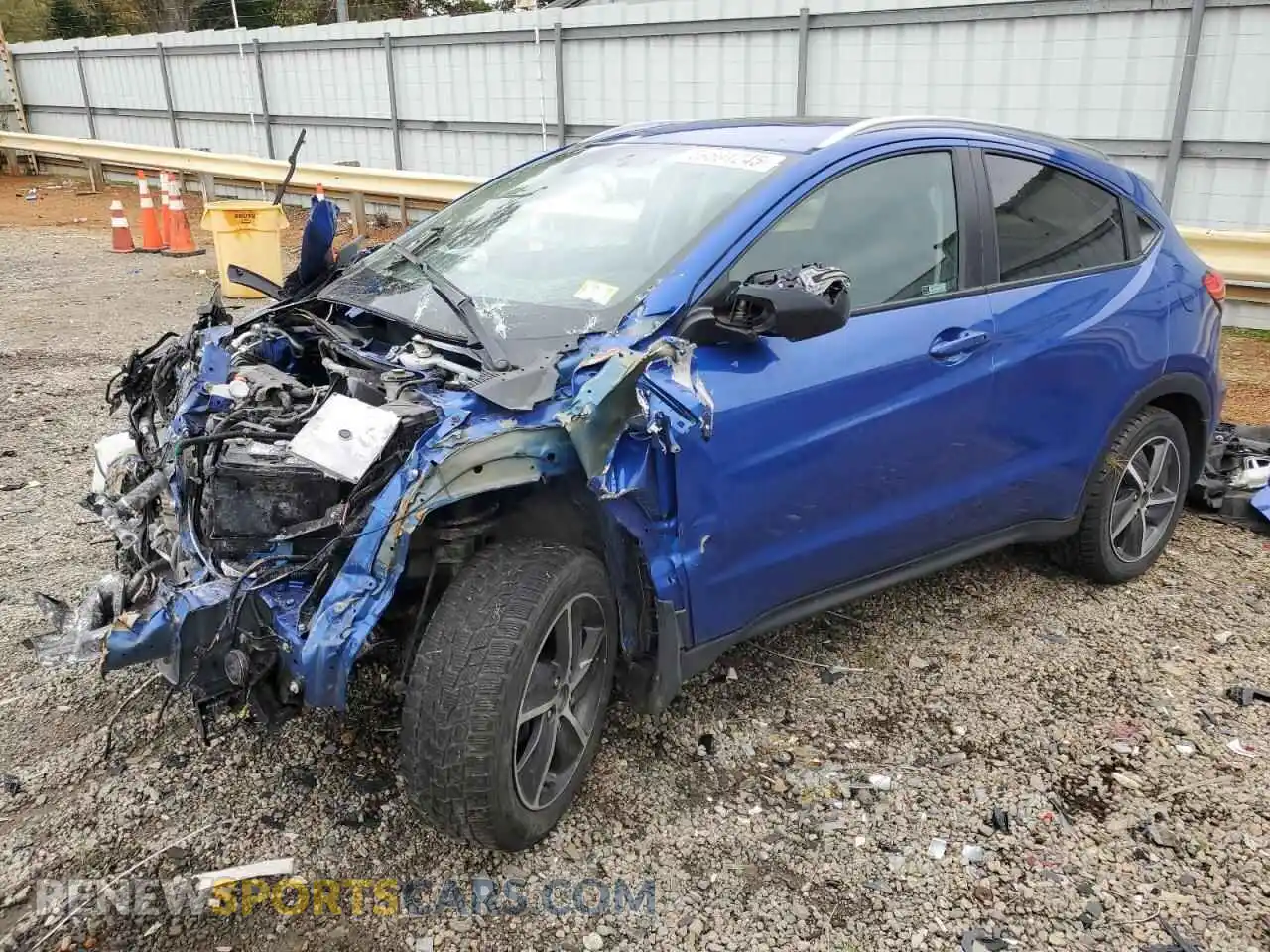 1 Photograph of a damaged car 3CZRU6H5XMM724855 HONDA HR-V 2021
