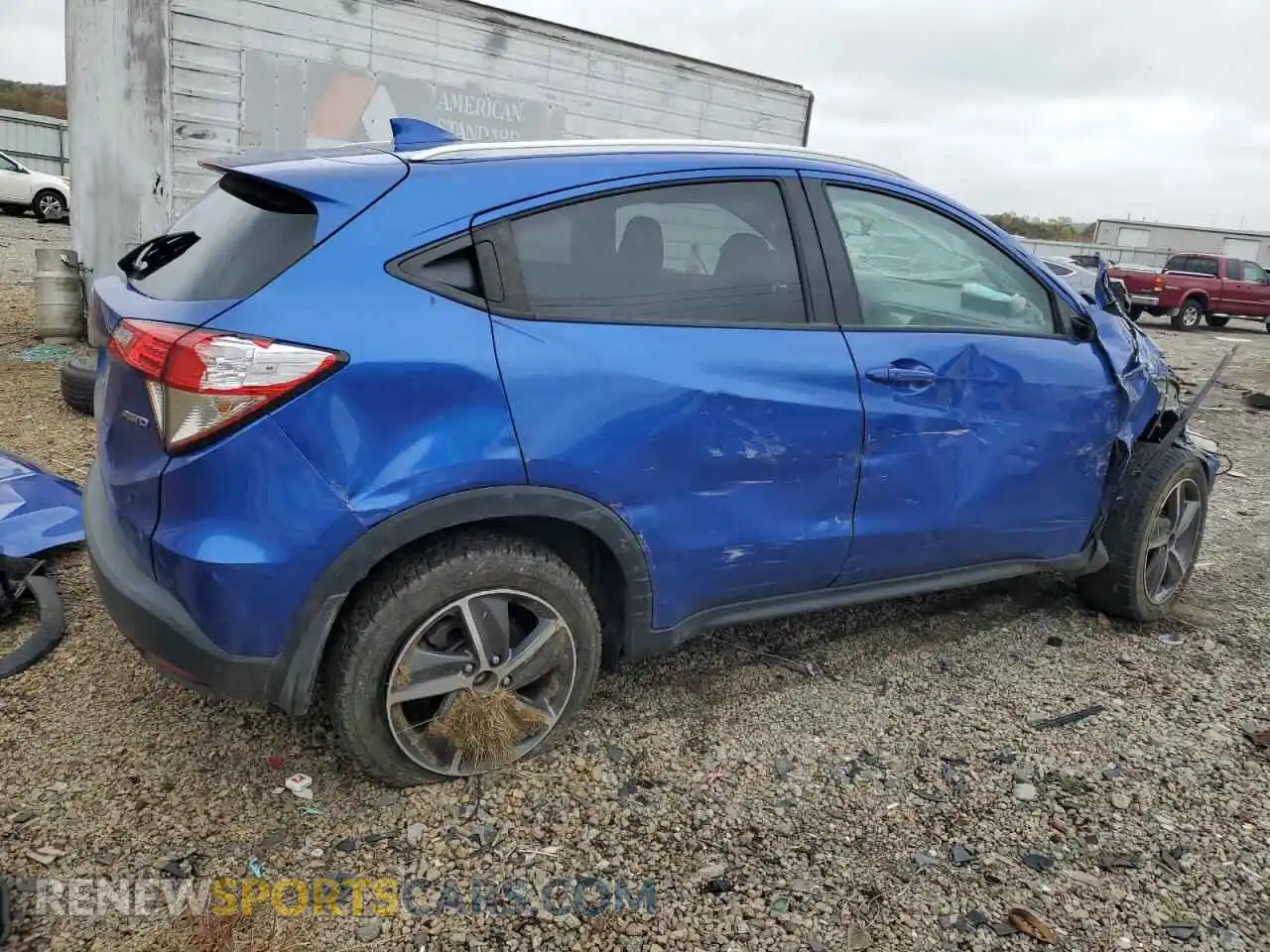 3 Photograph of a damaged car 3CZRU6H5XMM724855 HONDA HR-V 2021