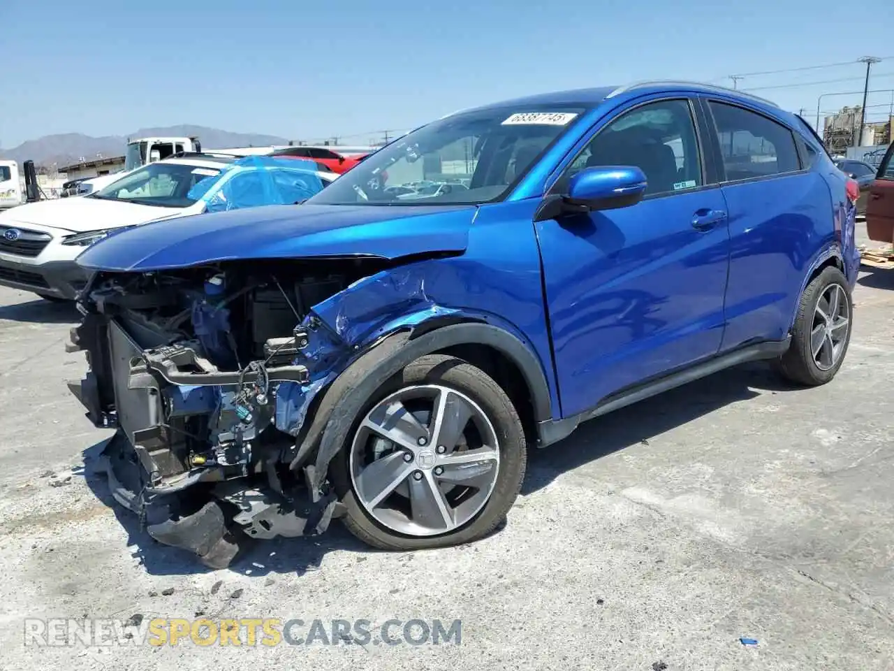 1 Photograph of a damaged car 3CZRU6H5XMM753904 HONDA HR-V 2021
