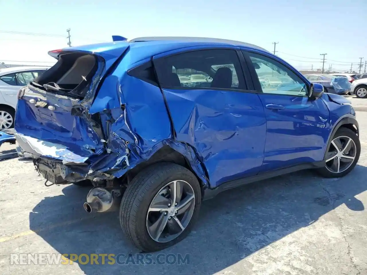 3 Photograph of a damaged car 3CZRU6H5XMM753904 HONDA HR-V 2021