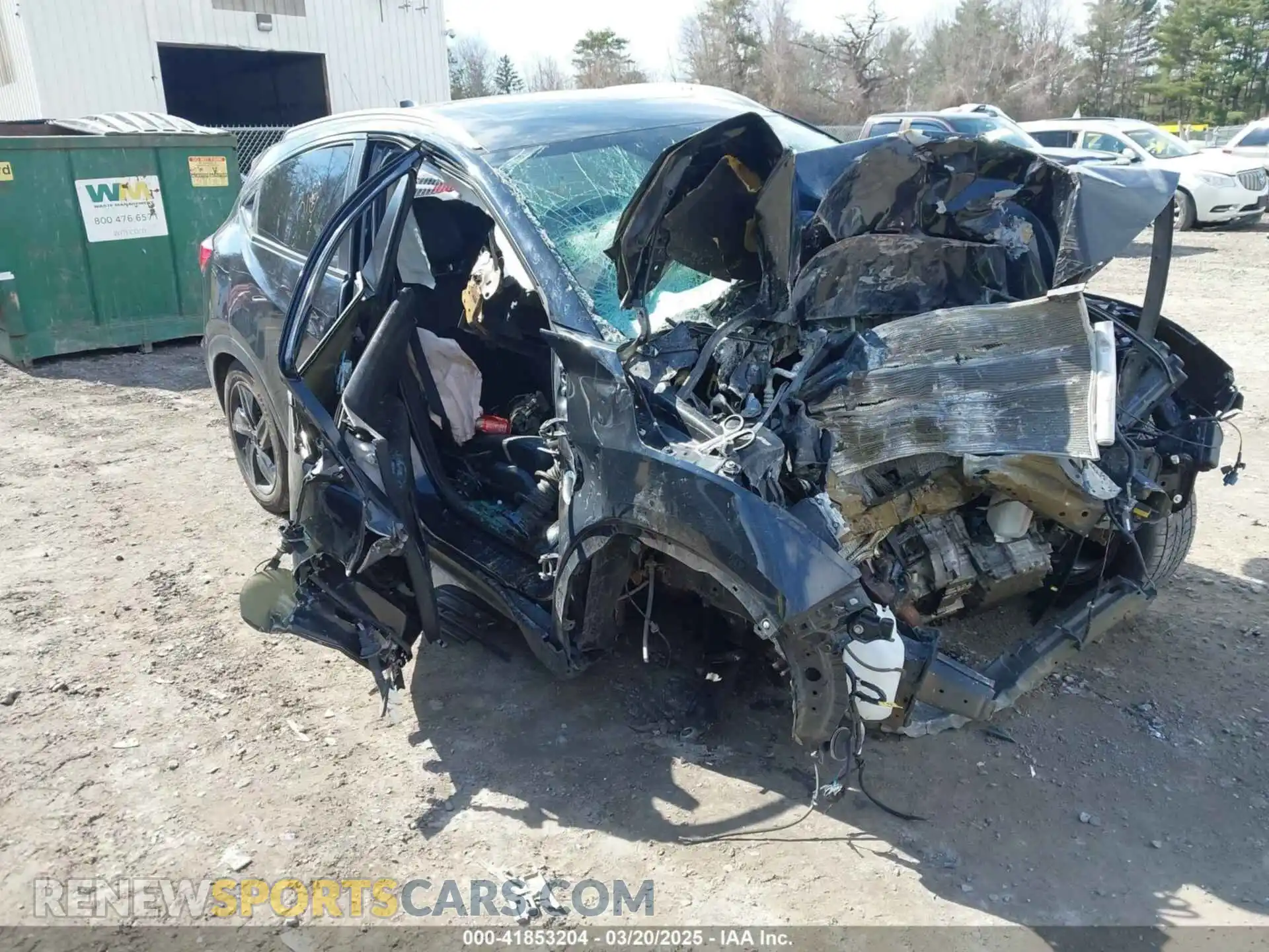 1 Photograph of a damaged car 3CZRU6H71MM701322 HONDA HR-V 2021