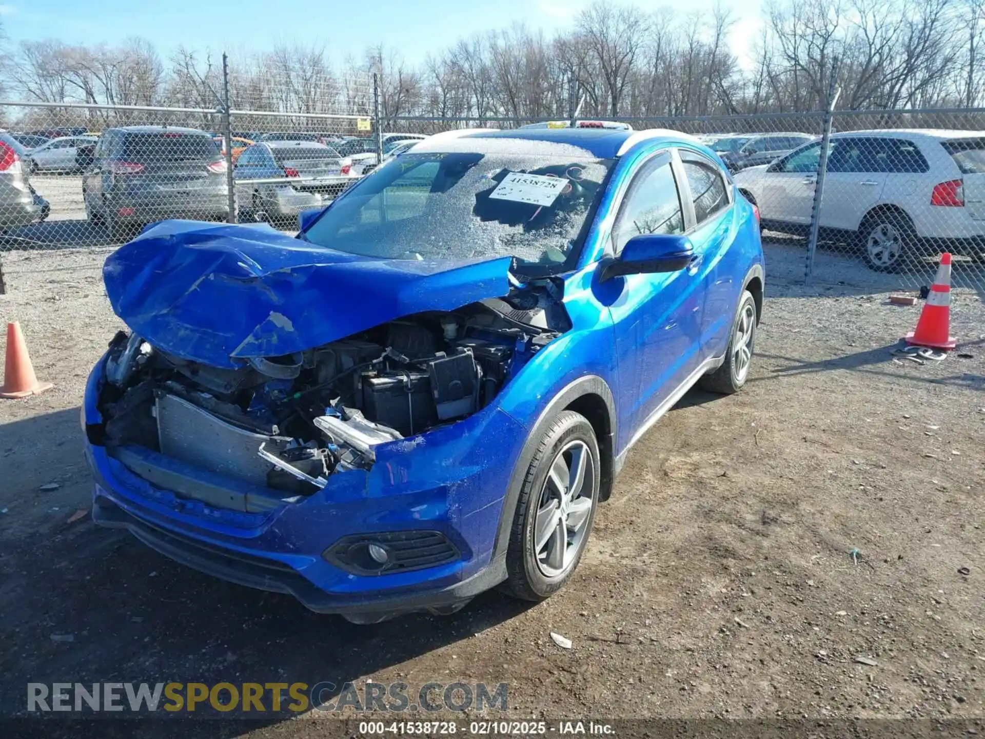 2 fotografías del automóvil dañado 3CZRU6H71MM739908 HONDA HR-V 2021