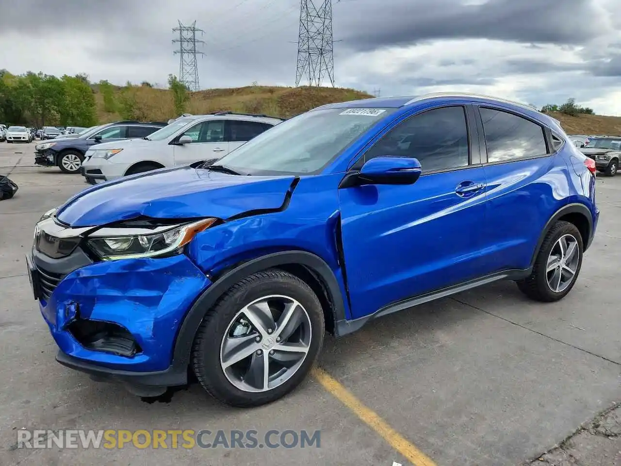 1 Фотография поврежденного автомобиля 3CZRU6H73MM724293 HONDA HR-V 2021