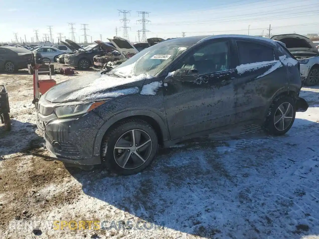 1 Photograph of a damaged car 3CZRU6H74MM729602 HONDA HR-V 2021