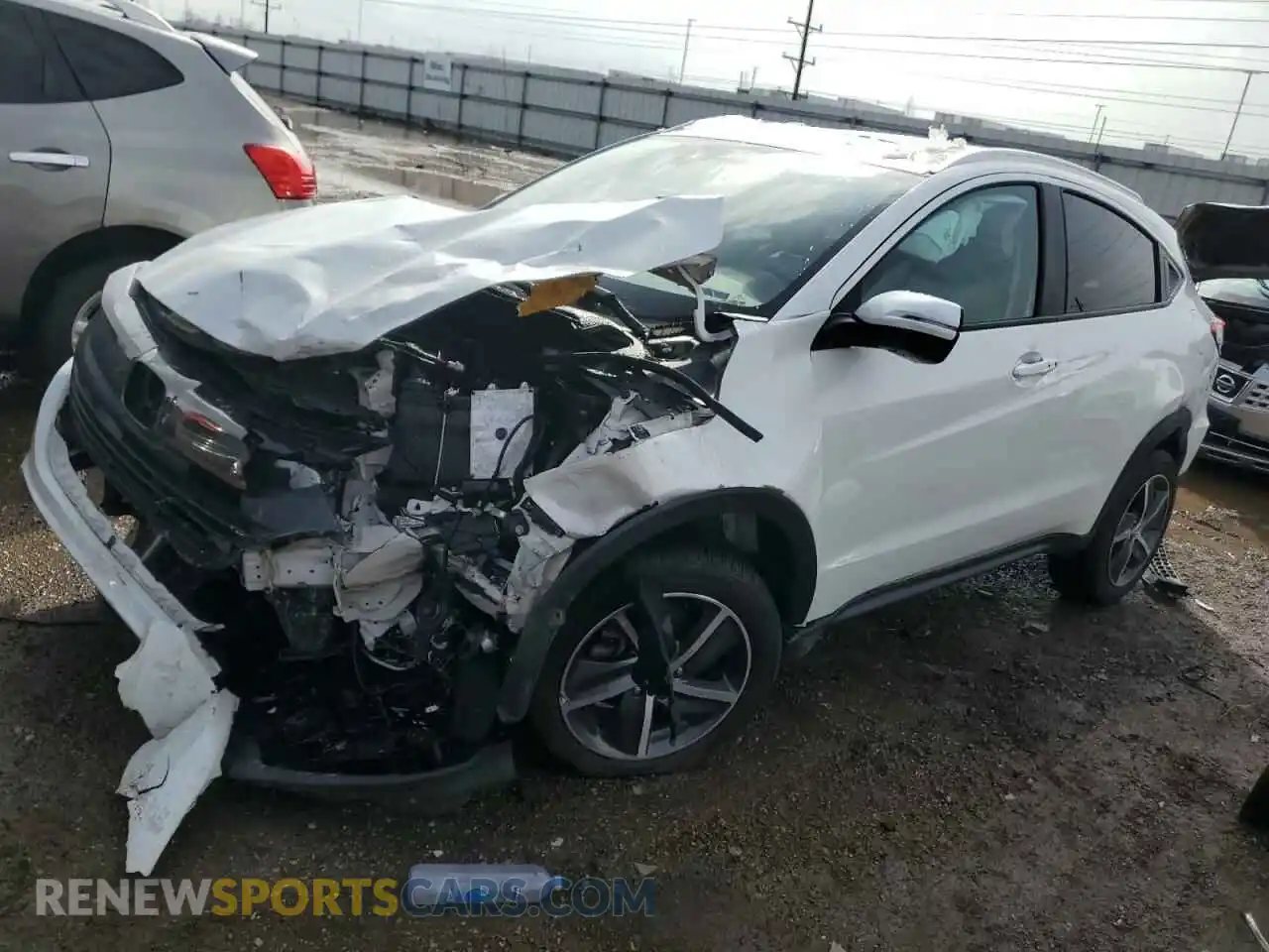 1 Photograph of a damaged car 3CZRU6H76MM711635 HONDA HR-V 2021
