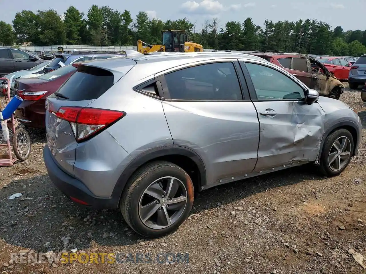 3 fotografías del automóvil dañado 3CZRU6H76MM721050 HONDA HR-V 2021