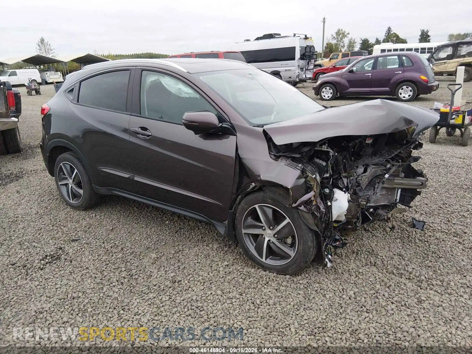 1 Photograph of a damaged car 3CZRU6H76MM721064 HONDA HR-V 2021