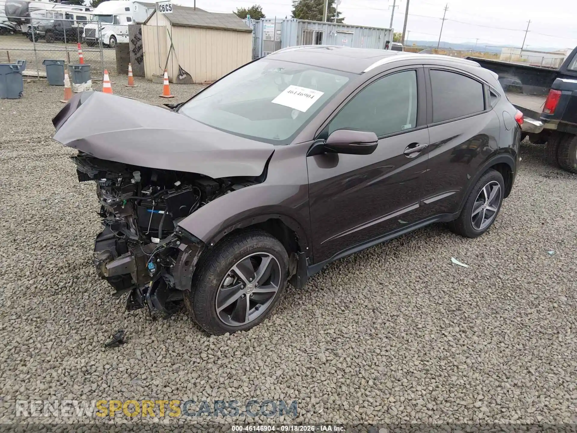2 Photograph of a damaged car 3CZRU6H76MM721064 HONDA HR-V 2021