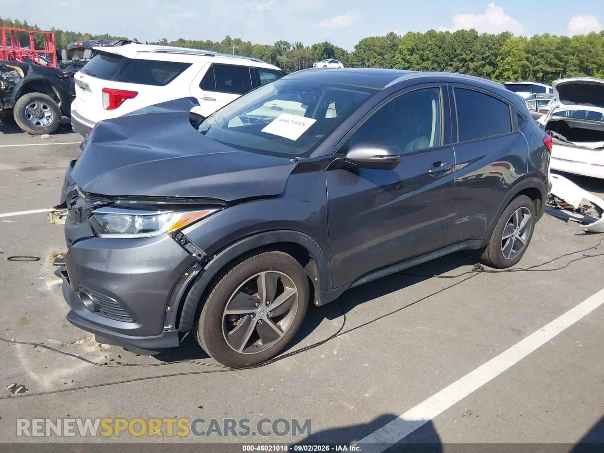 2 fotografías del automóvil dañado 3CZRU6H79MM707787 HONDA HR-V 2021
