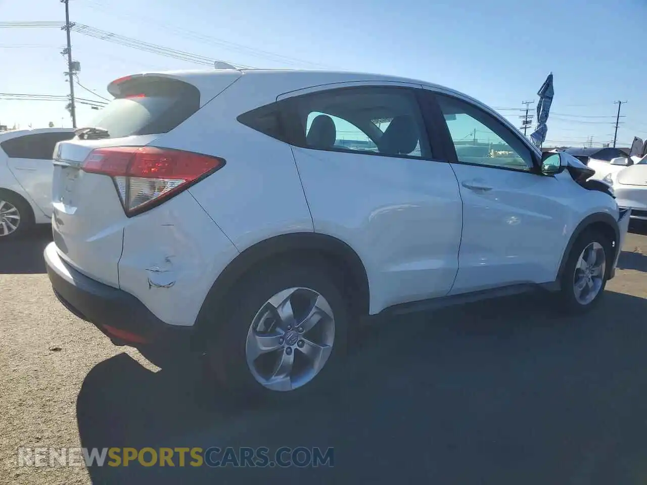 3 fotografías del automóvil dañado 3CZRU5H36NM704791 HONDA HR-V 2022