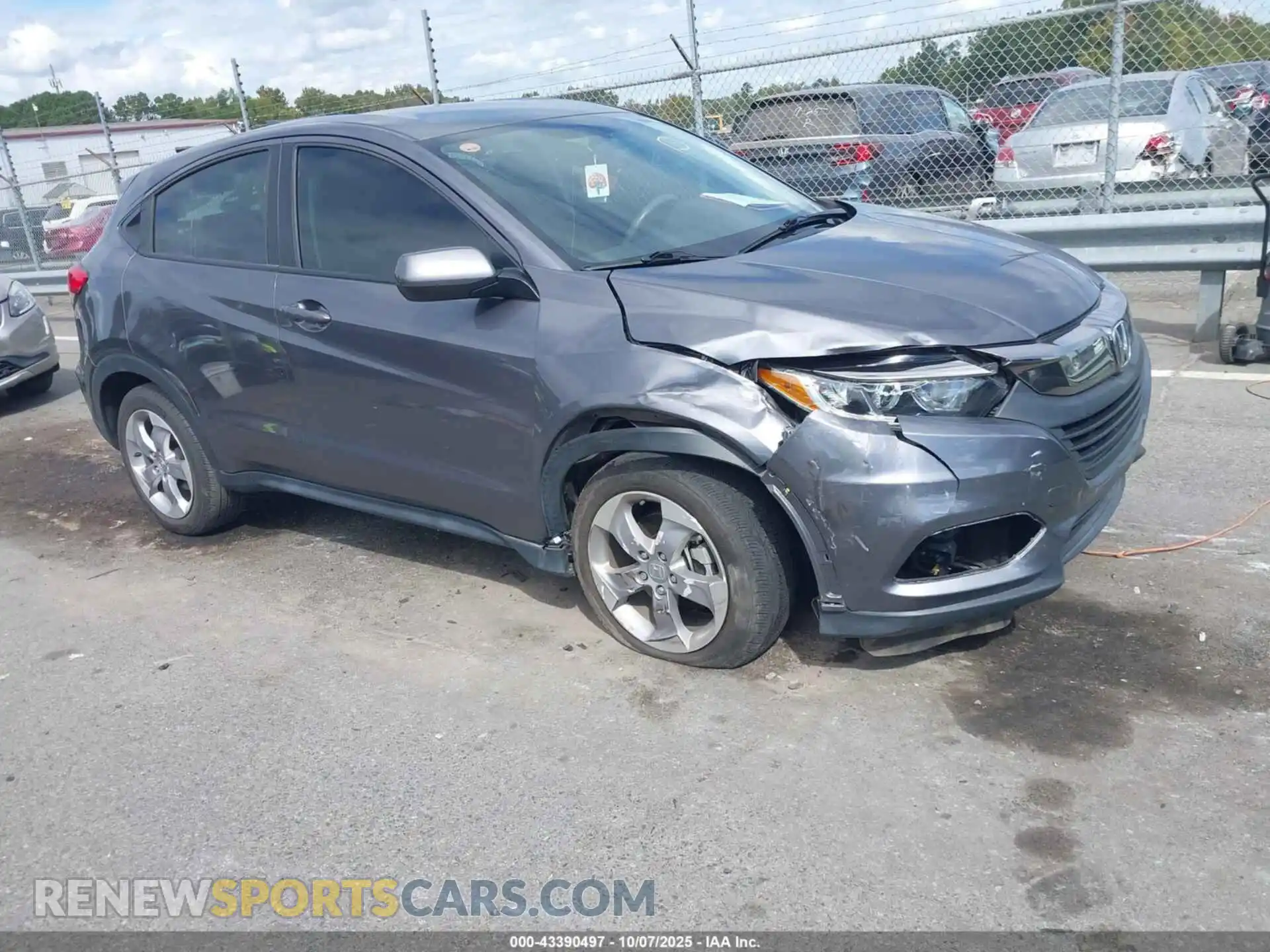 1 Photograph of a damaged car 3CZRU5H36NM739749 HONDA HR-V 2022