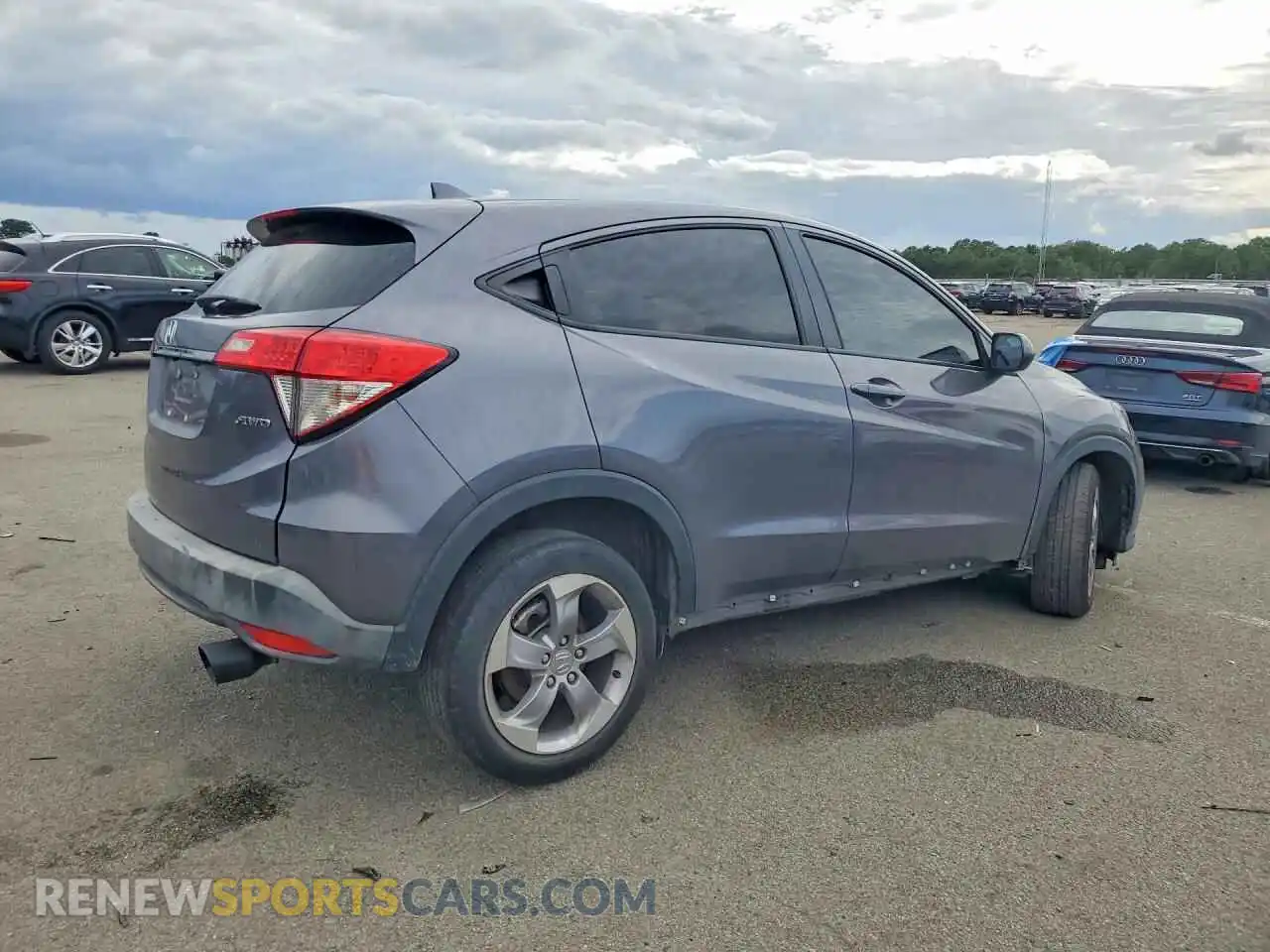 3 Фотография поврежденного автомобиля 3CZRU6H34NM733244 HONDA HR-V 2022