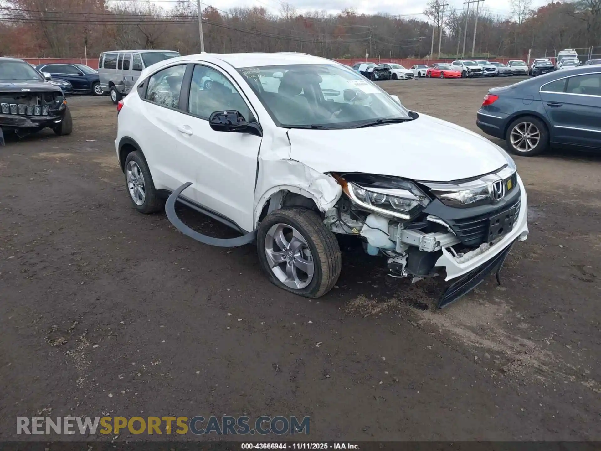 1 Photograph of a damaged car 3CZRU6H36NM702710 HONDA HR-V 2022