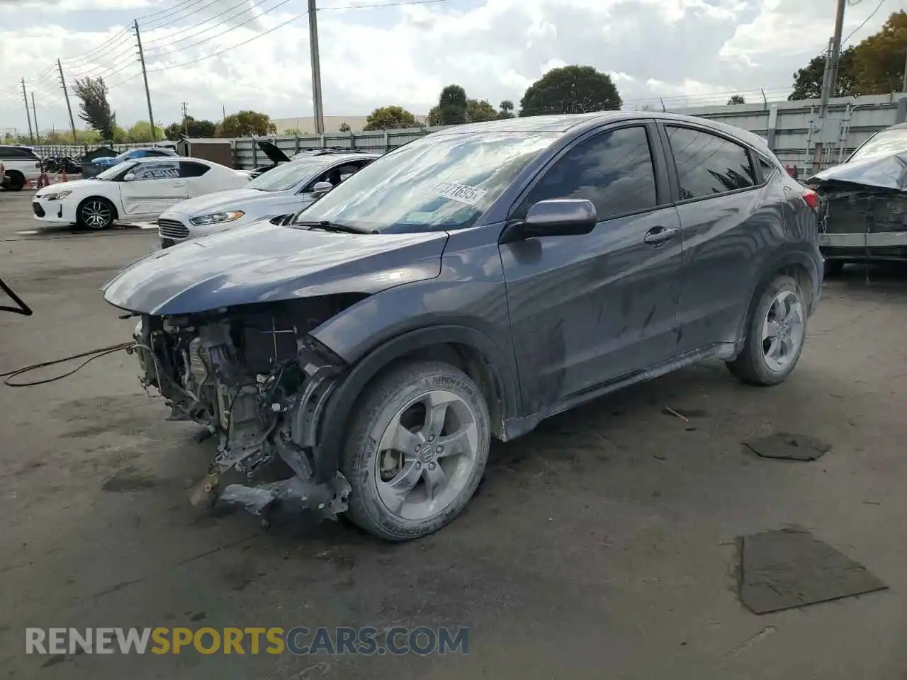 1 fotografías del automóvil dañado 3CZRU6H36NM725923 HONDA HR-V 2022