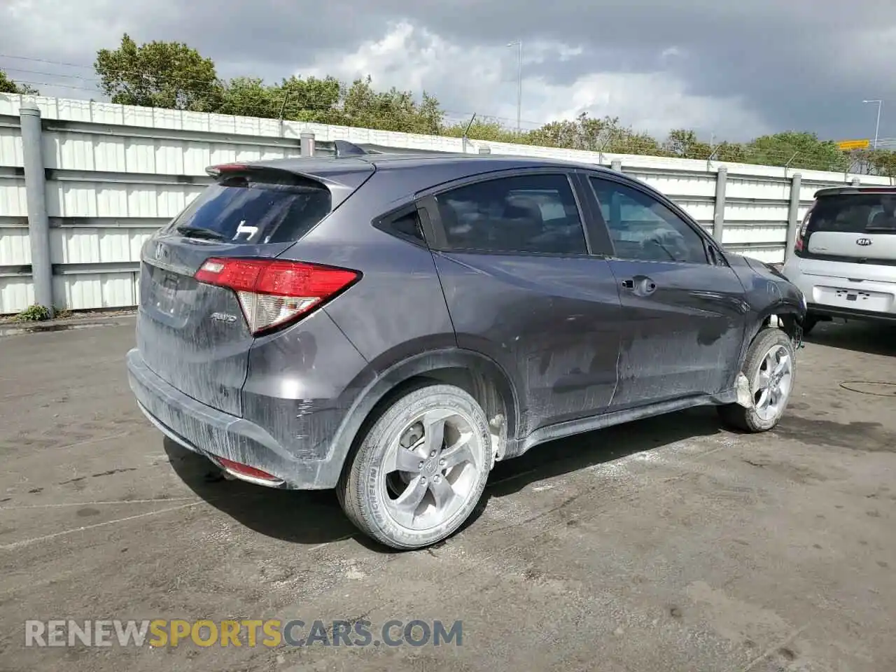 3 fotografías del automóvil dañado 3CZRU6H36NM725923 HONDA HR-V 2022