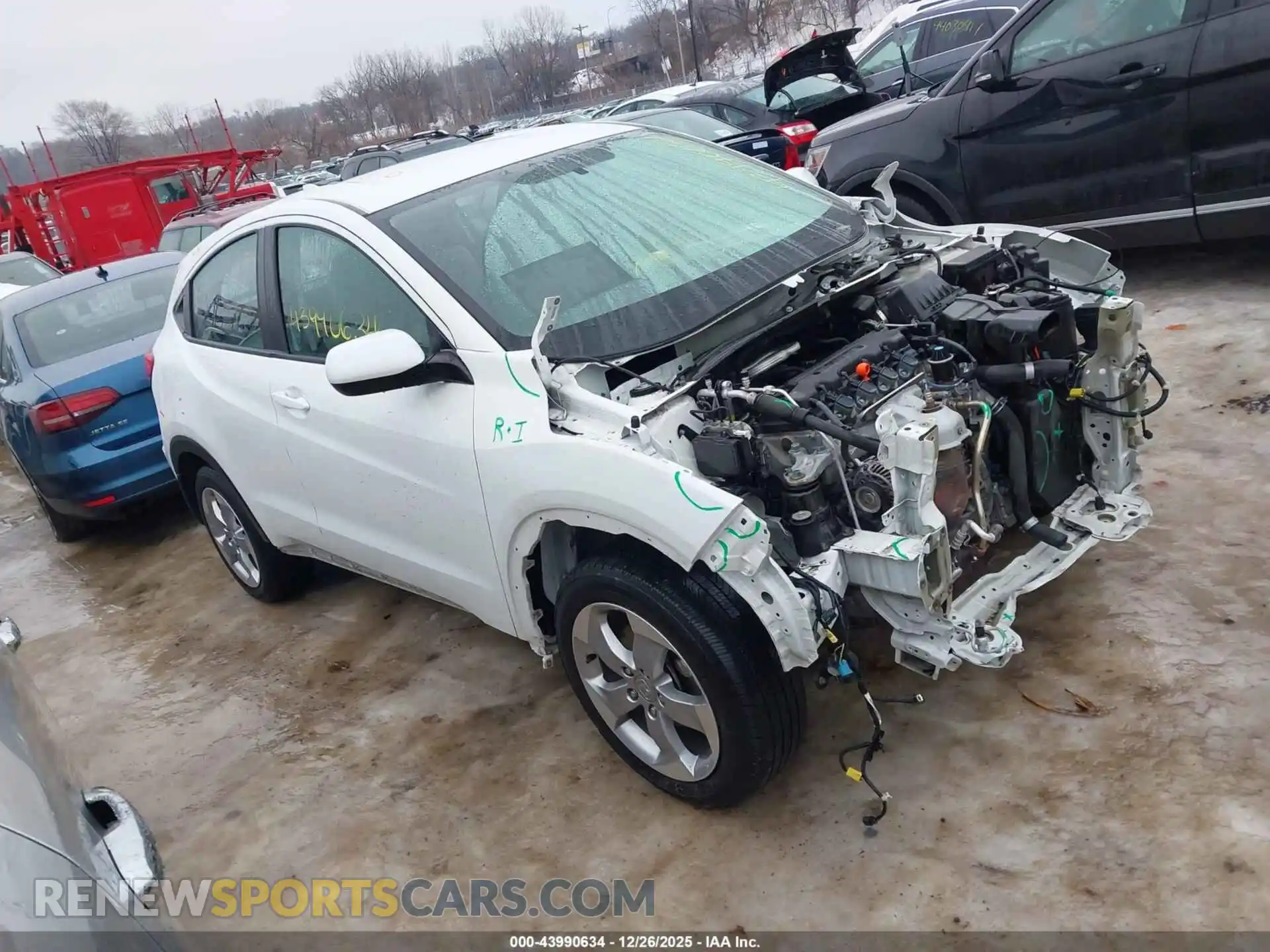 1 Photograph of a damaged car 3CZRU6H36NM740020 HONDA HR-V 2022