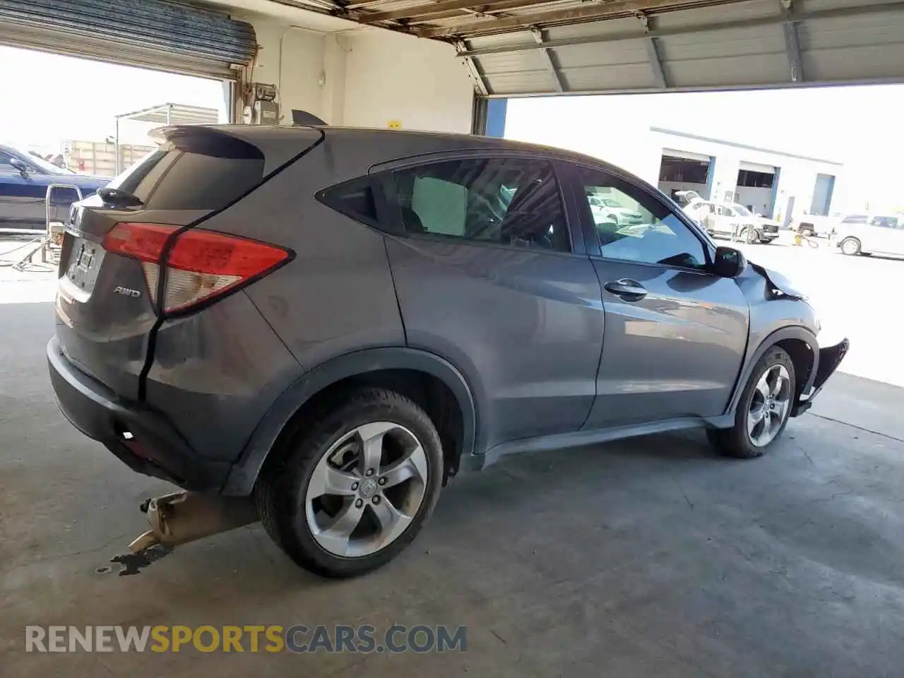 3 fotografías del automóvil dañado 3CZRU6H36NM750434 HONDA HR-V 2022