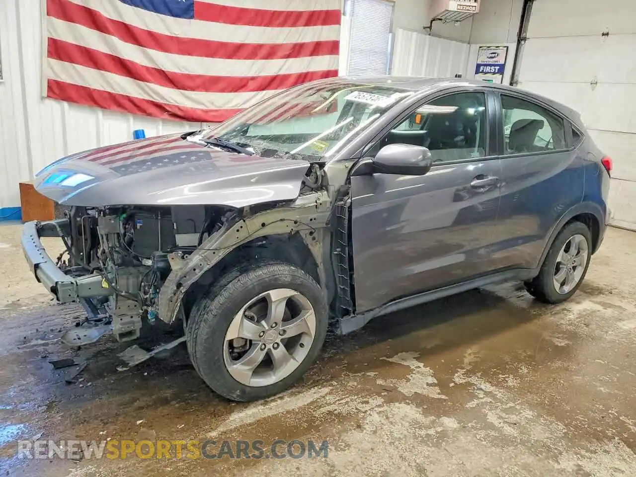 1 Photograph of a damaged car 3CZRU6H36NM762924 HONDA HR-V 2022
