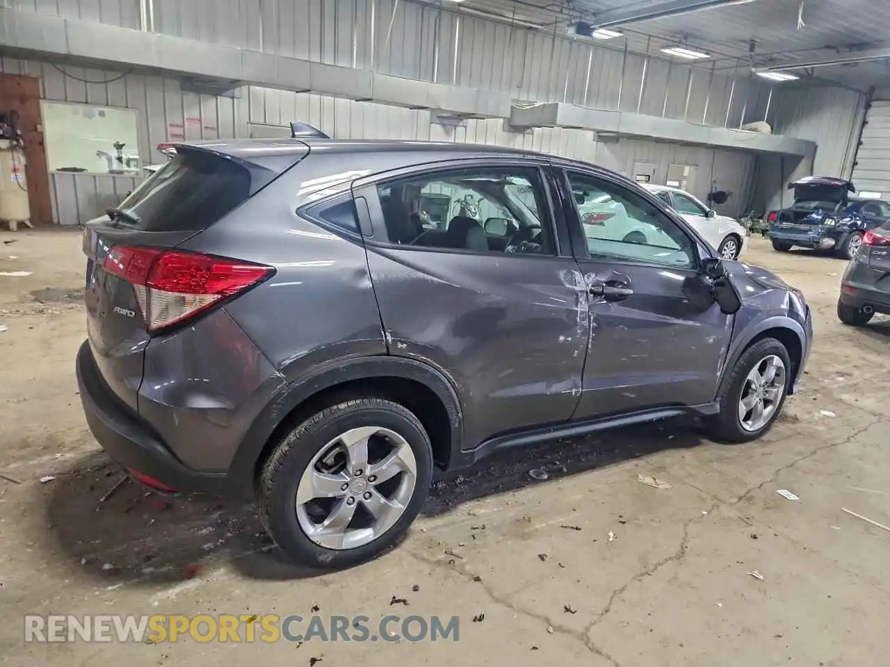 3 Photograph of a damaged car 3CZRU6H36NM762972 HONDA HR-V 2022