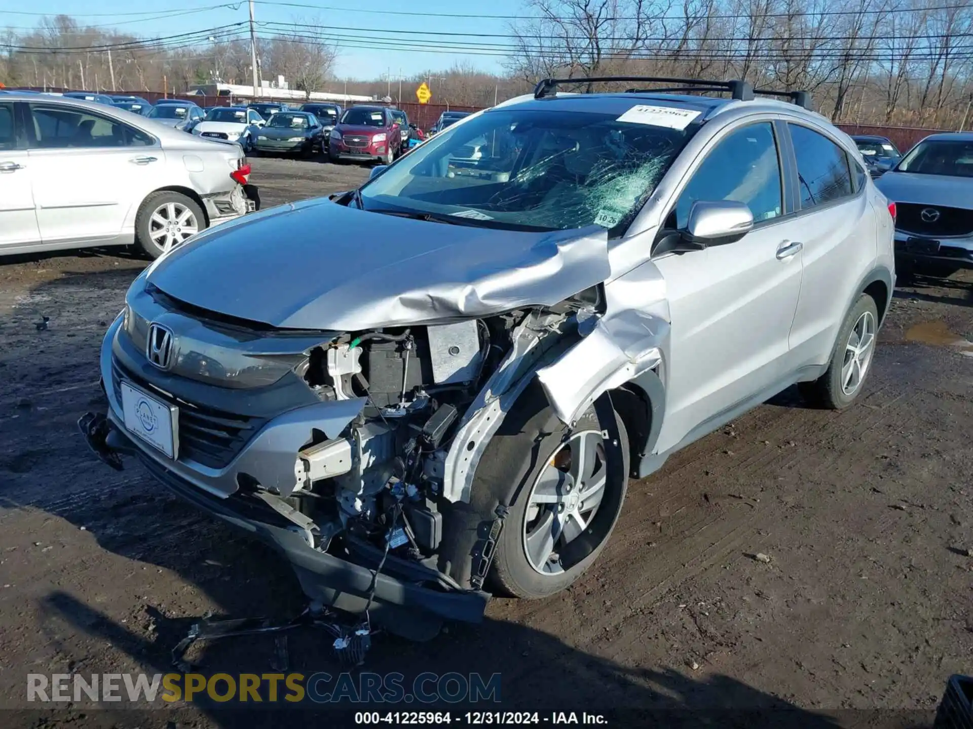 2 Photograph of a damaged car 3CZRU6H55NM714901 HONDA HR-V 2022