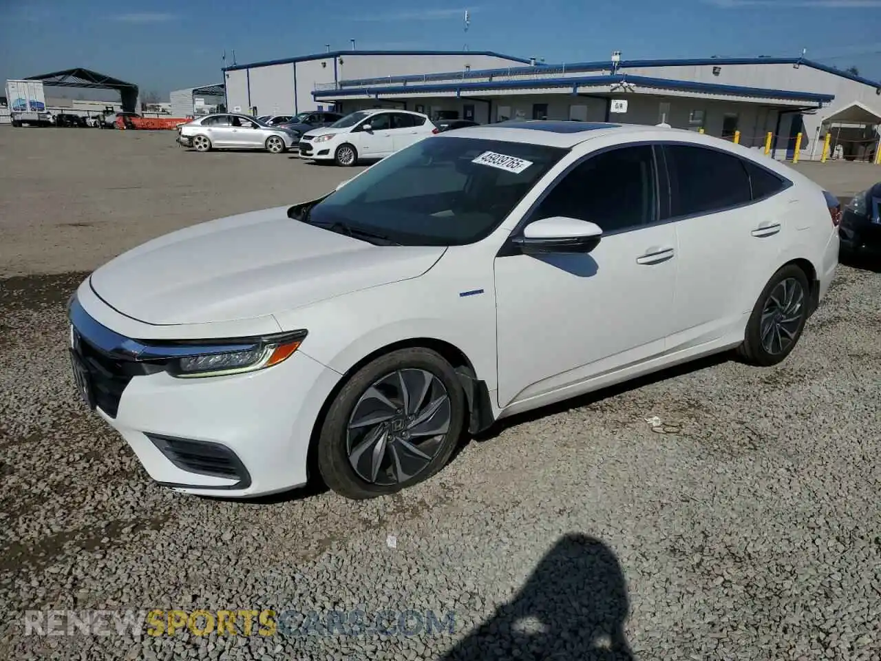 1 Photograph of a damaged car 19XZE4F97KE007768 HONDA INSIGHT 2019