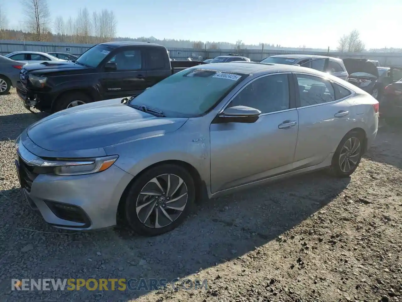 1 Photograph of a damaged car 19XZE4F98KE016396 HONDA INSIGHT 2019