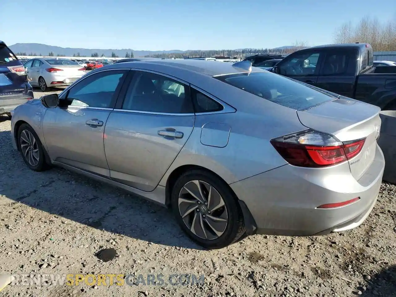 2 Photograph of a damaged car 19XZE4F98KE016396 HONDA INSIGHT 2019