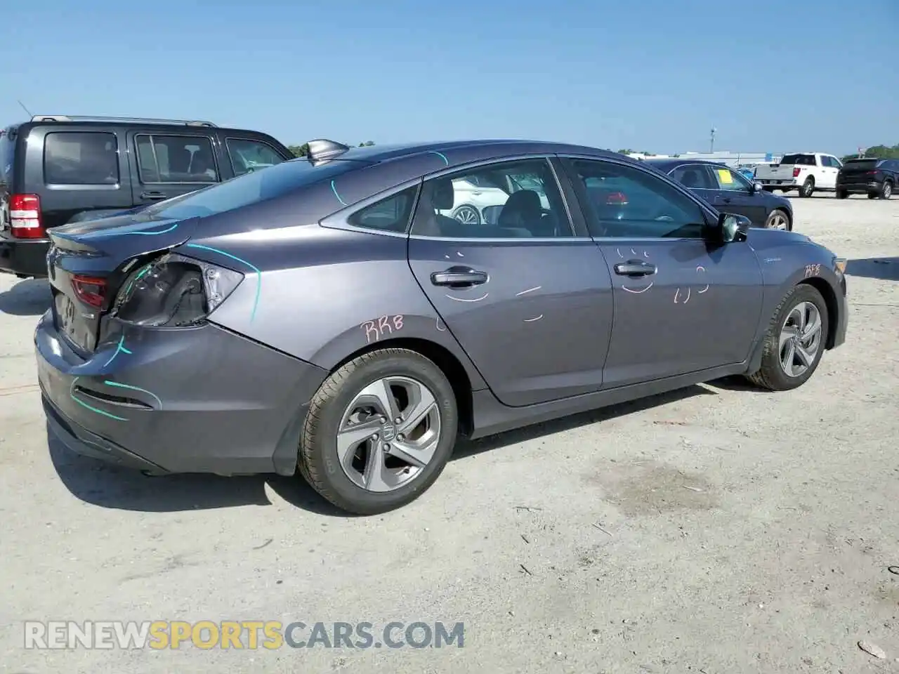 3 Photograph of a damaged car 19XZE4F51LE006856 HONDA INSIGHT 2020