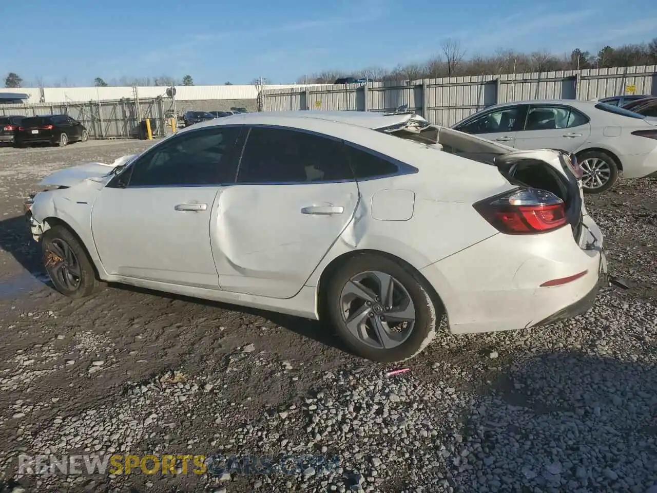 2 Фотография поврежденного автомобиля 19XZE4F53LE009595 HONDA INSIGHT 2020