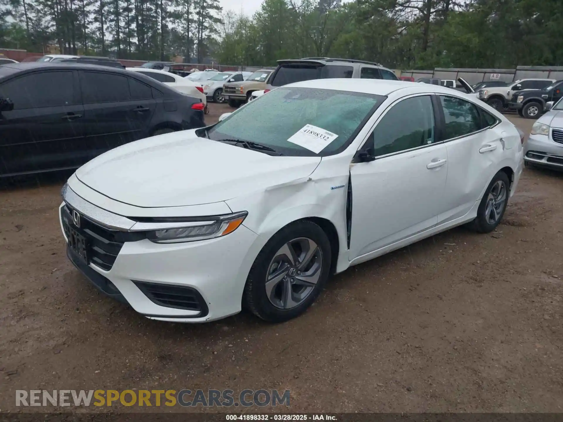 2 Photograph of a damaged car 19XZE4F57LE005906 HONDA INSIGHT 2020