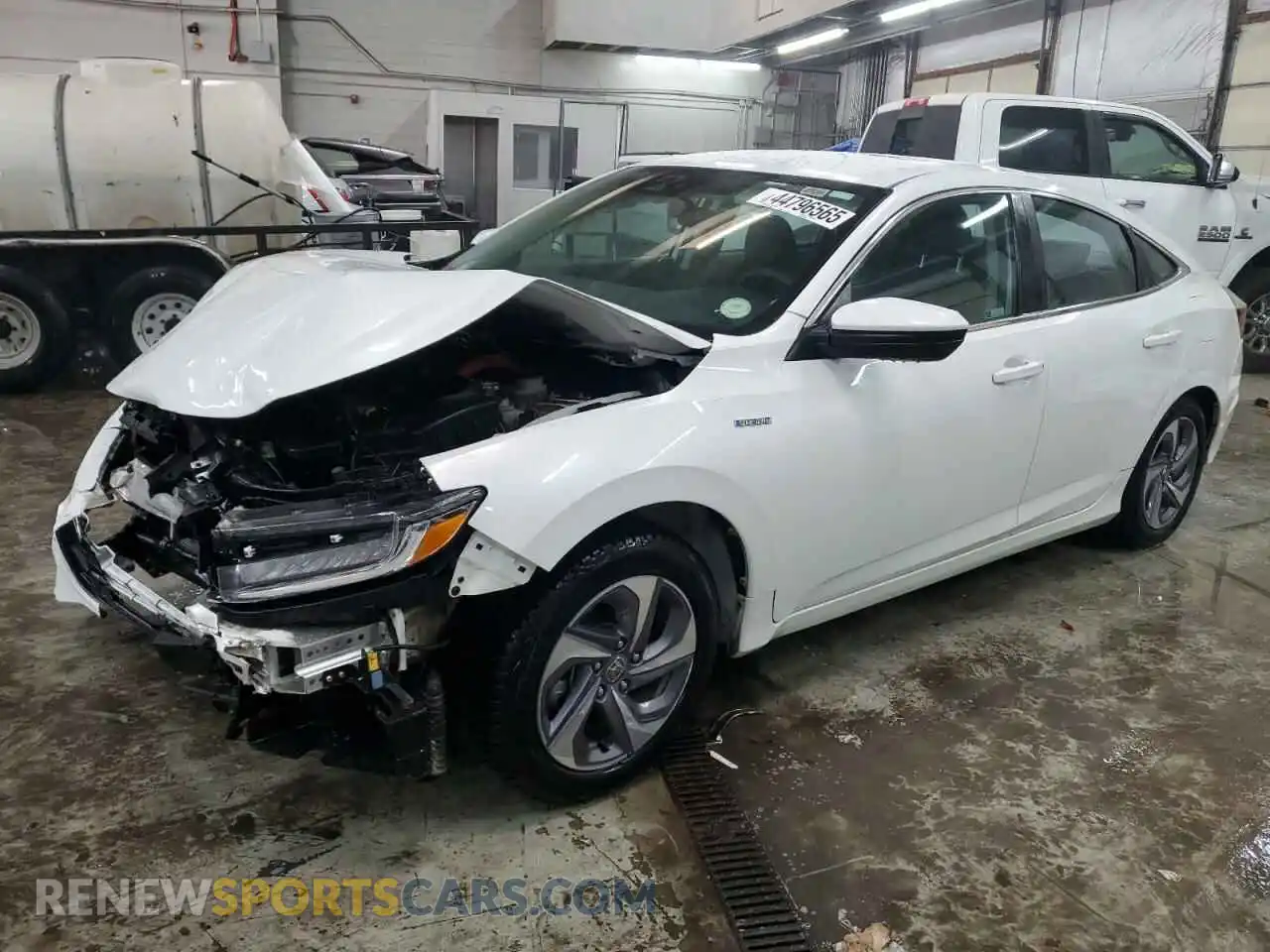 1 Photograph of a damaged car 19XZE4F58LE001699 HONDA INSIGHT 2020