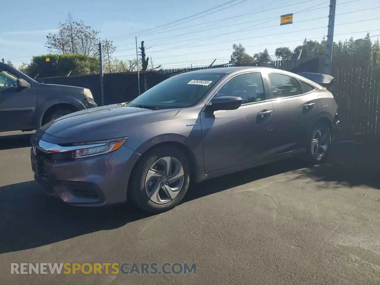 1 Photograph of a damaged car 19XZE4F58LE014761 HONDA INSIGHT 2020