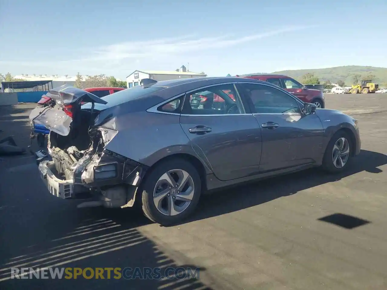 3 Photograph of a damaged car 19XZE4F58LE014761 HONDA INSIGHT 2020