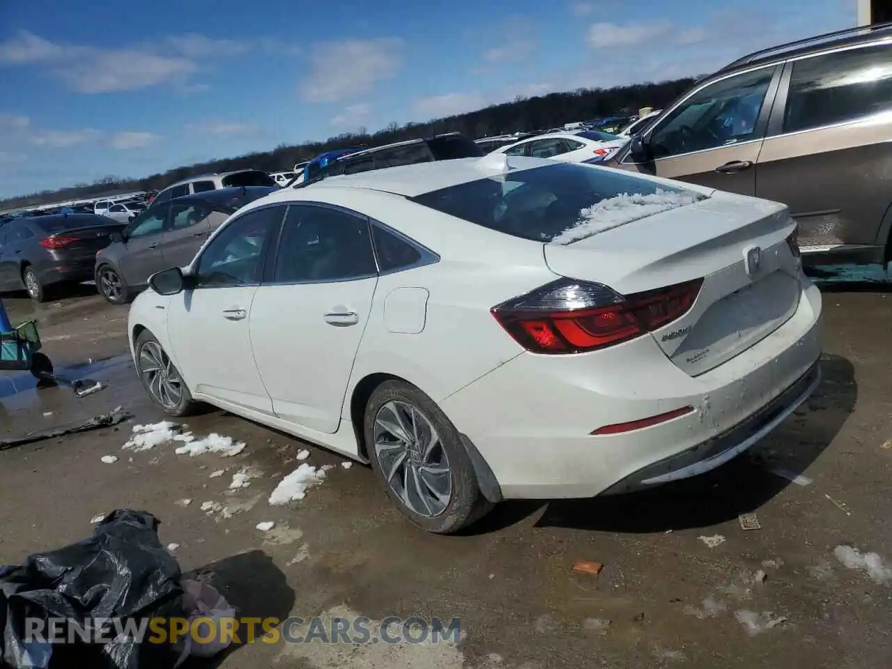 2 Photograph of a damaged car 19XZE4F93LE002908 HONDA INSIGHT 2020