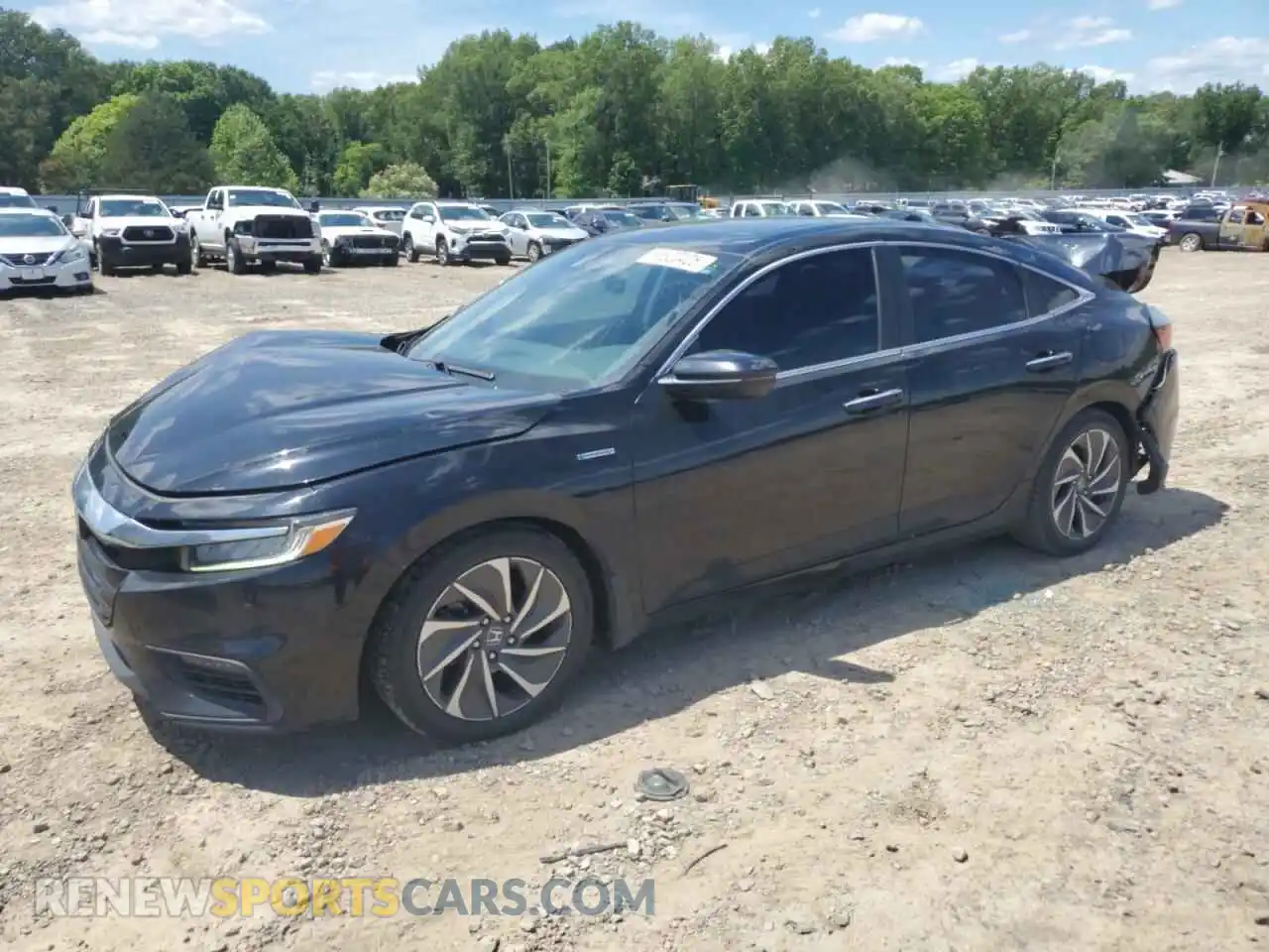 1 Photograph of a damaged car 19XZE4F93LE008577 HONDA INSIGHT 2020