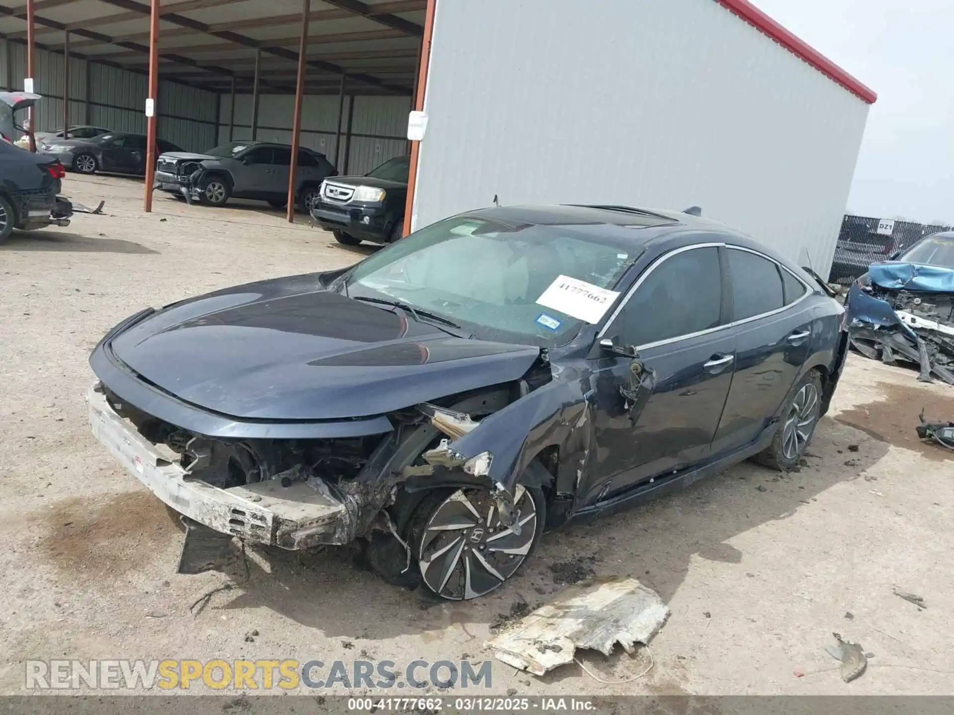 2 Фотография поврежденного автомобиля 19XZE4F94LE006918 HONDA INSIGHT 2020