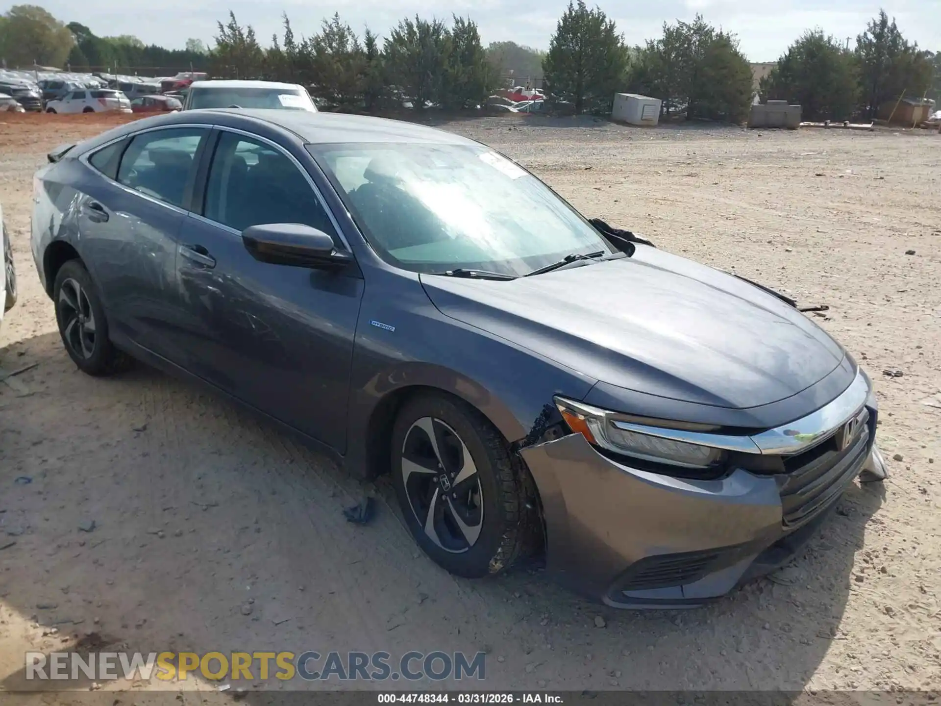 1 Photograph of a damaged car 19XZE4F17ME000168 HONDA INSIGHT 2021