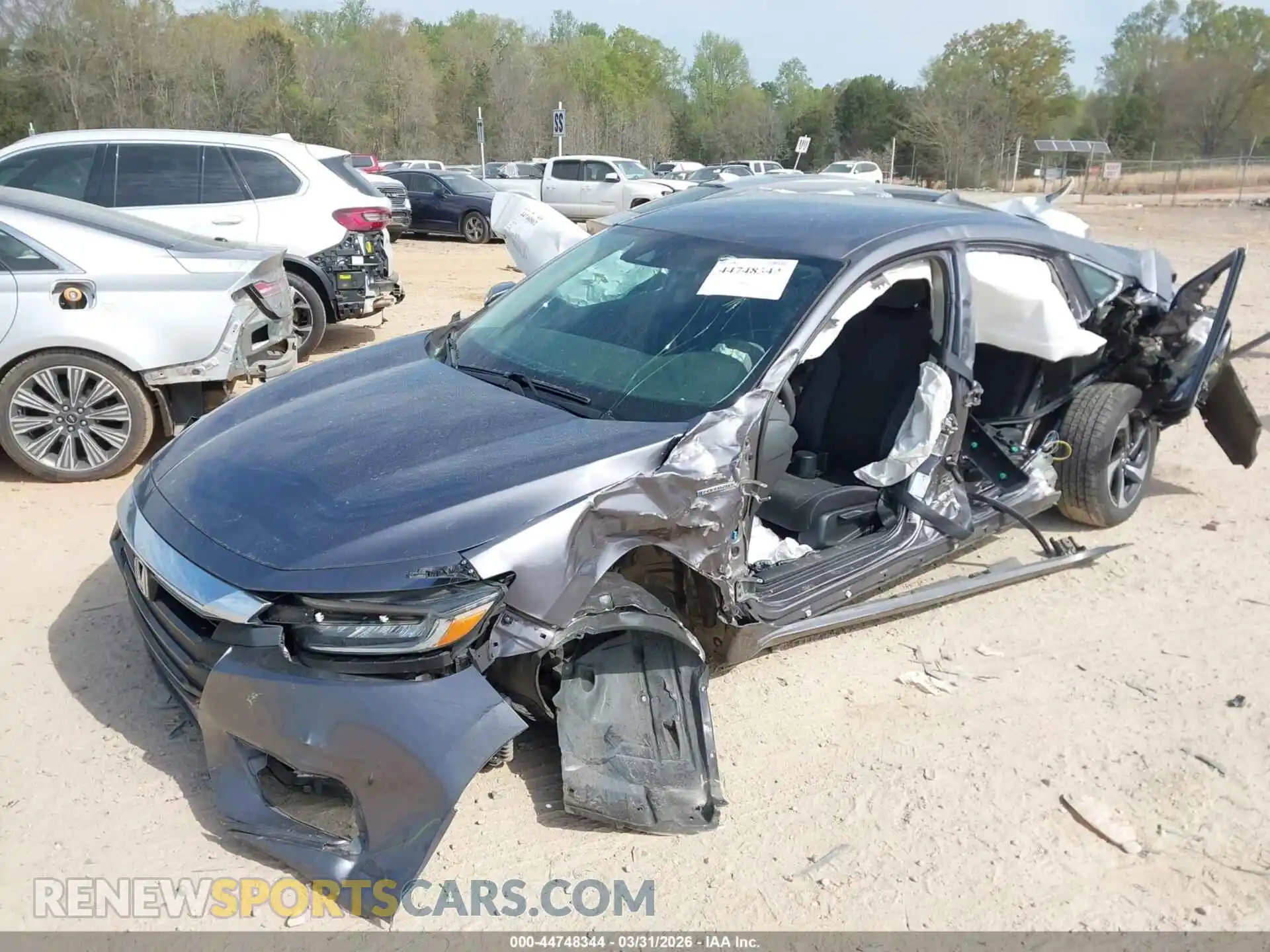 2 Photograph of a damaged car 19XZE4F17ME000168 HONDA INSIGHT 2021