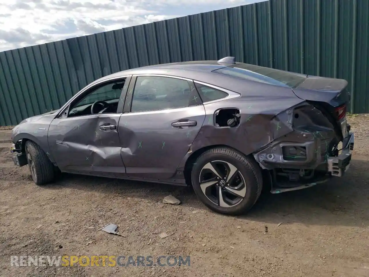2 Photograph of a damaged car 19XZE4F17ME001059 HONDA INSIGHT 2021