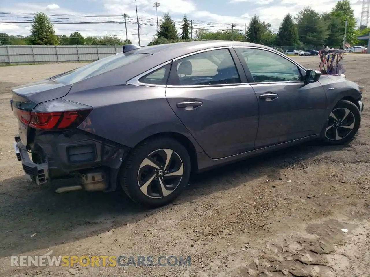3 Photograph of a damaged car 19XZE4F17ME001059 HONDA INSIGHT 2021