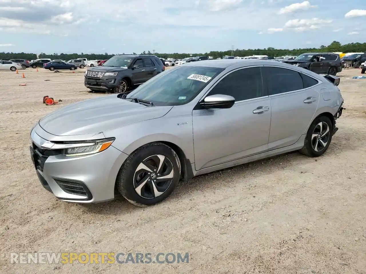 1 Photograph of a damaged car 19XZE4F50ME003304 HONDA INSIGHT 2021