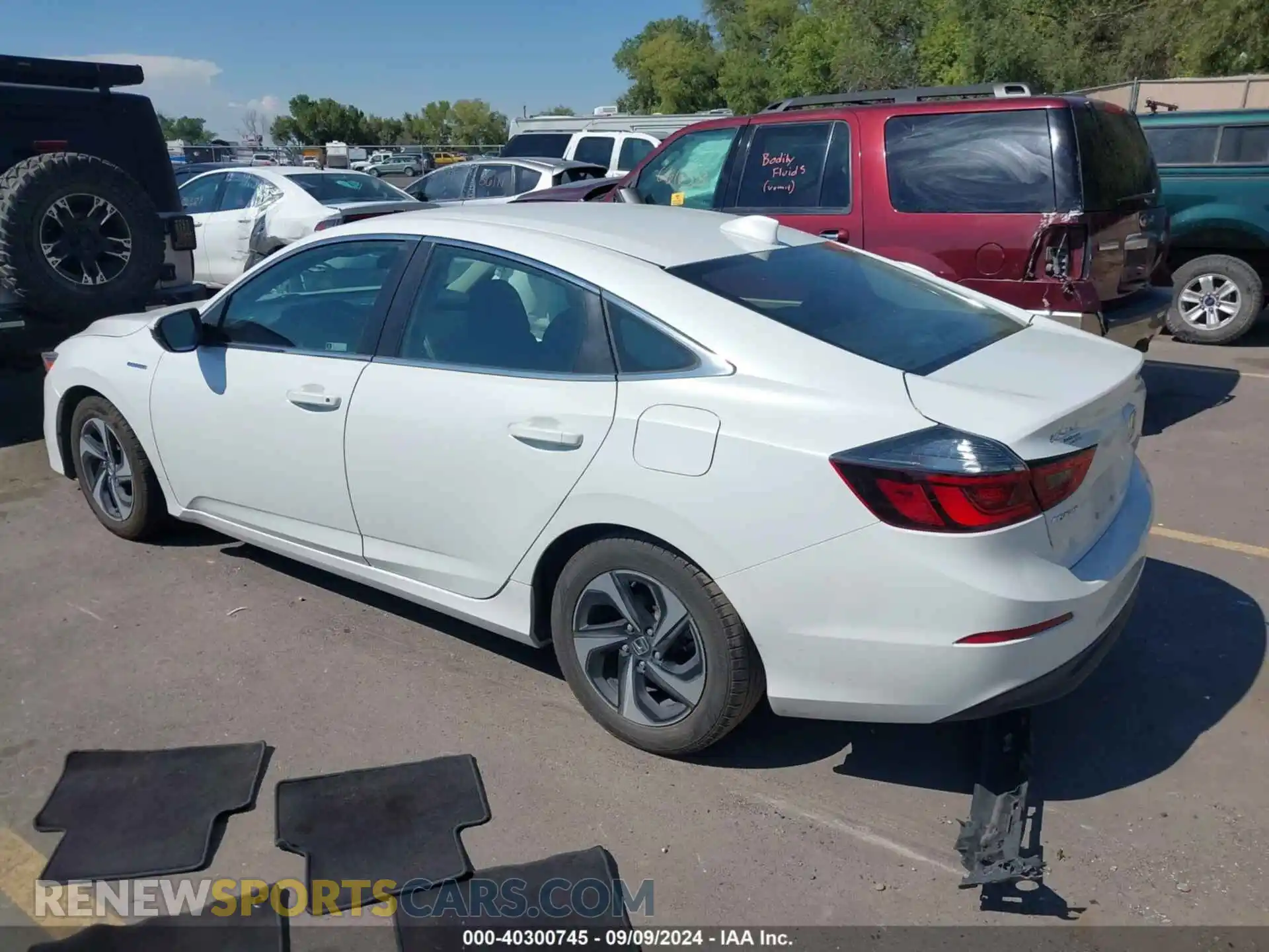 3 Photograph of a damaged car 19XZE4F51ME007149 HONDA INSIGHT 2021