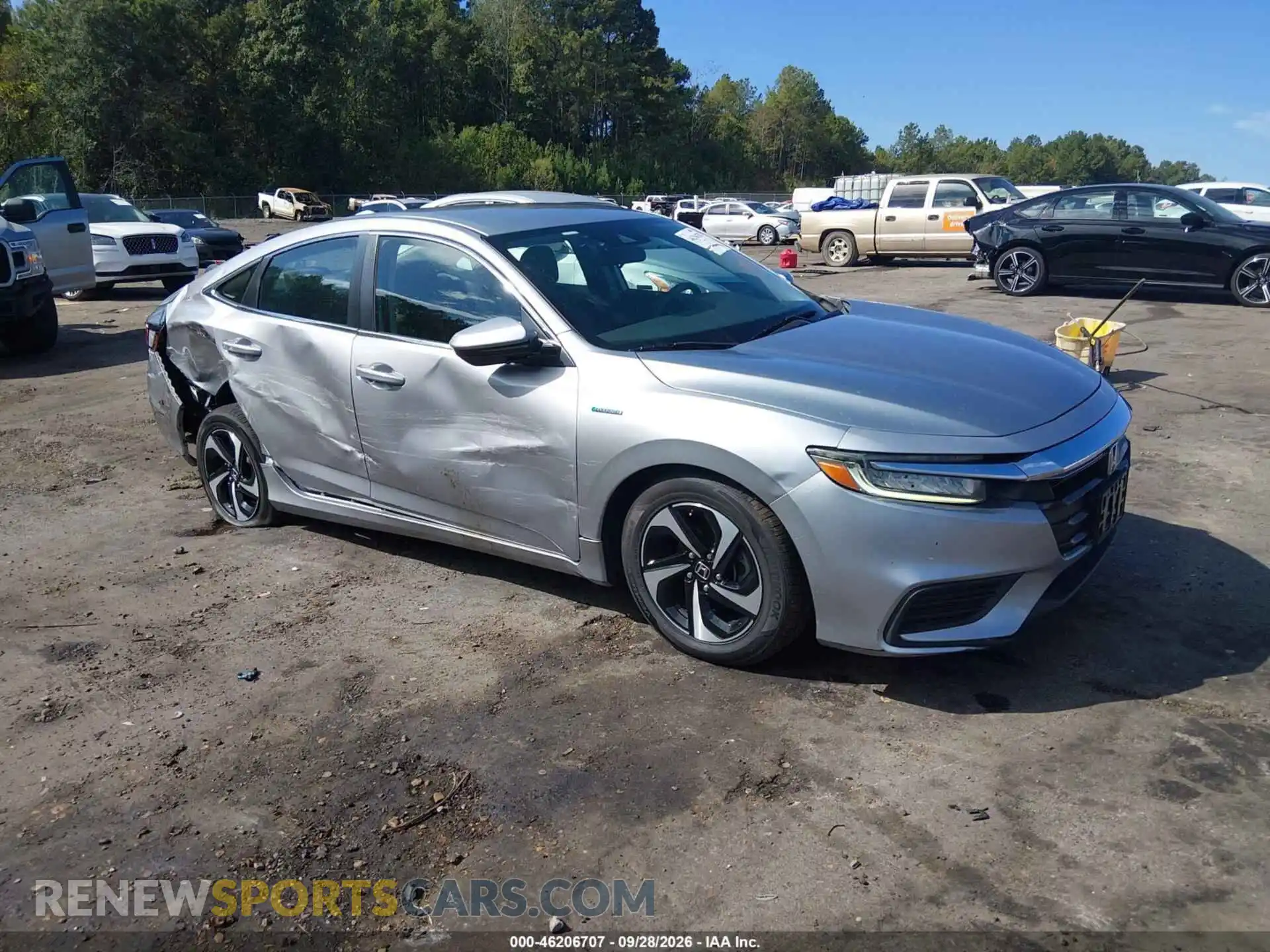 1 Photograph of a damaged car 19XZE4F51ME009239 HONDA INSIGHT 2021