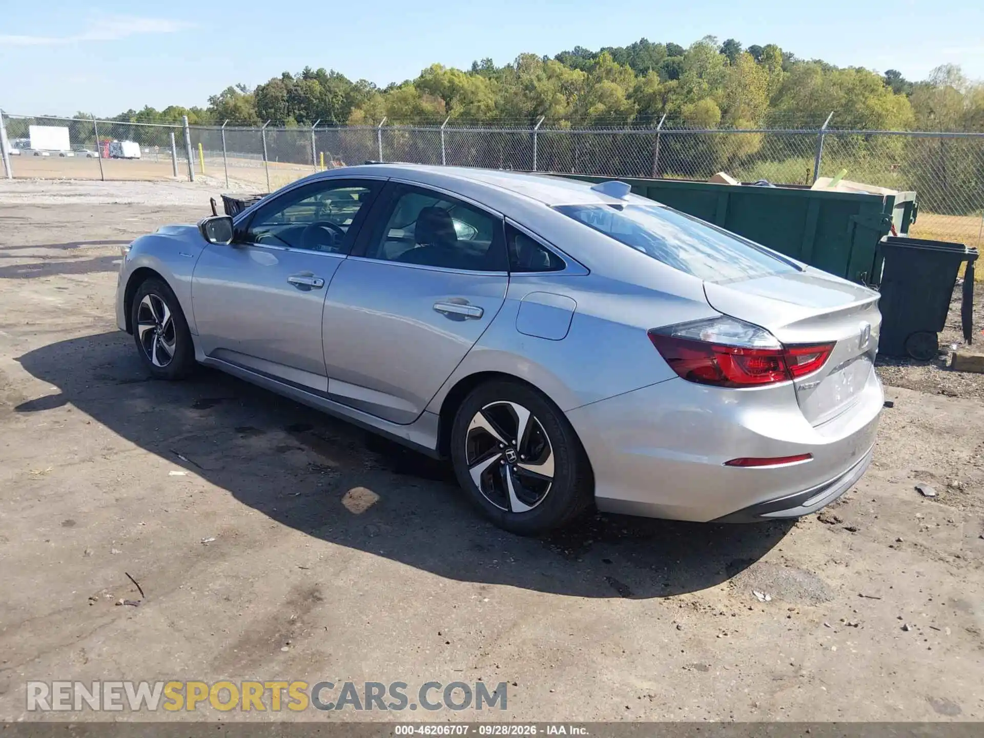 3 Photograph of a damaged car 19XZE4F51ME009239 HONDA INSIGHT 2021
