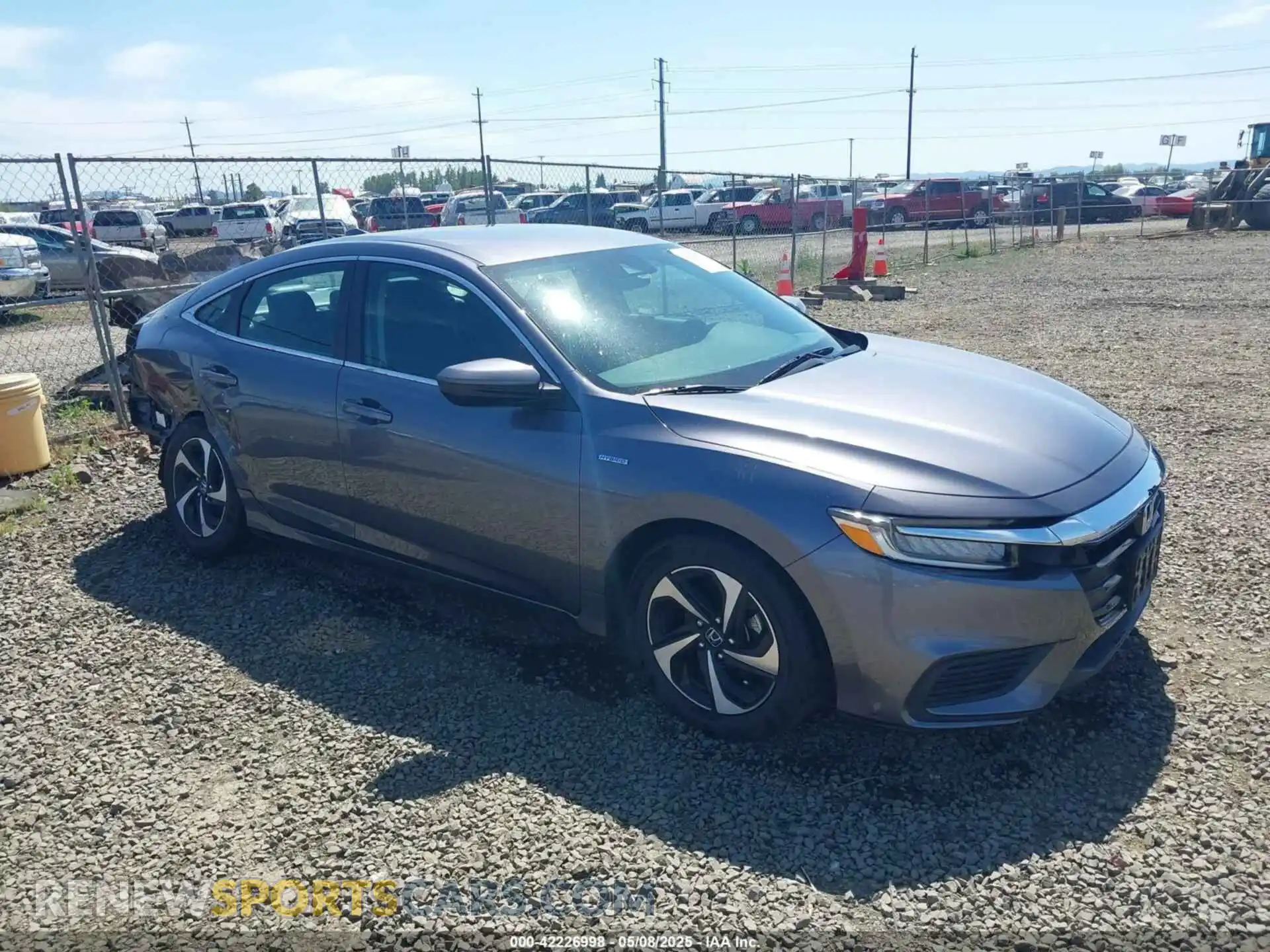 1 Photograph of a damaged car 19XZE4F51ME010956 HONDA INSIGHT 2021