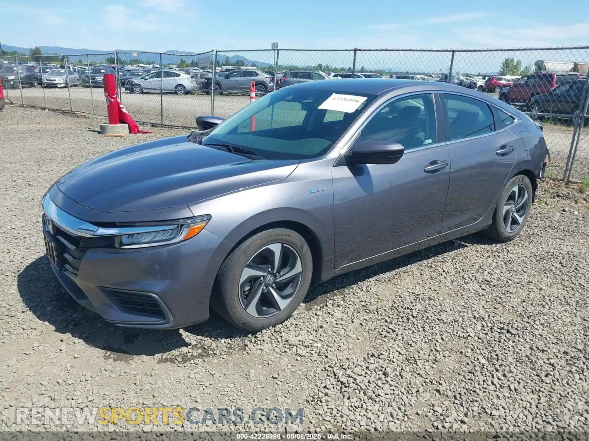 2 Photograph of a damaged car 19XZE4F51ME010956 HONDA INSIGHT 2021