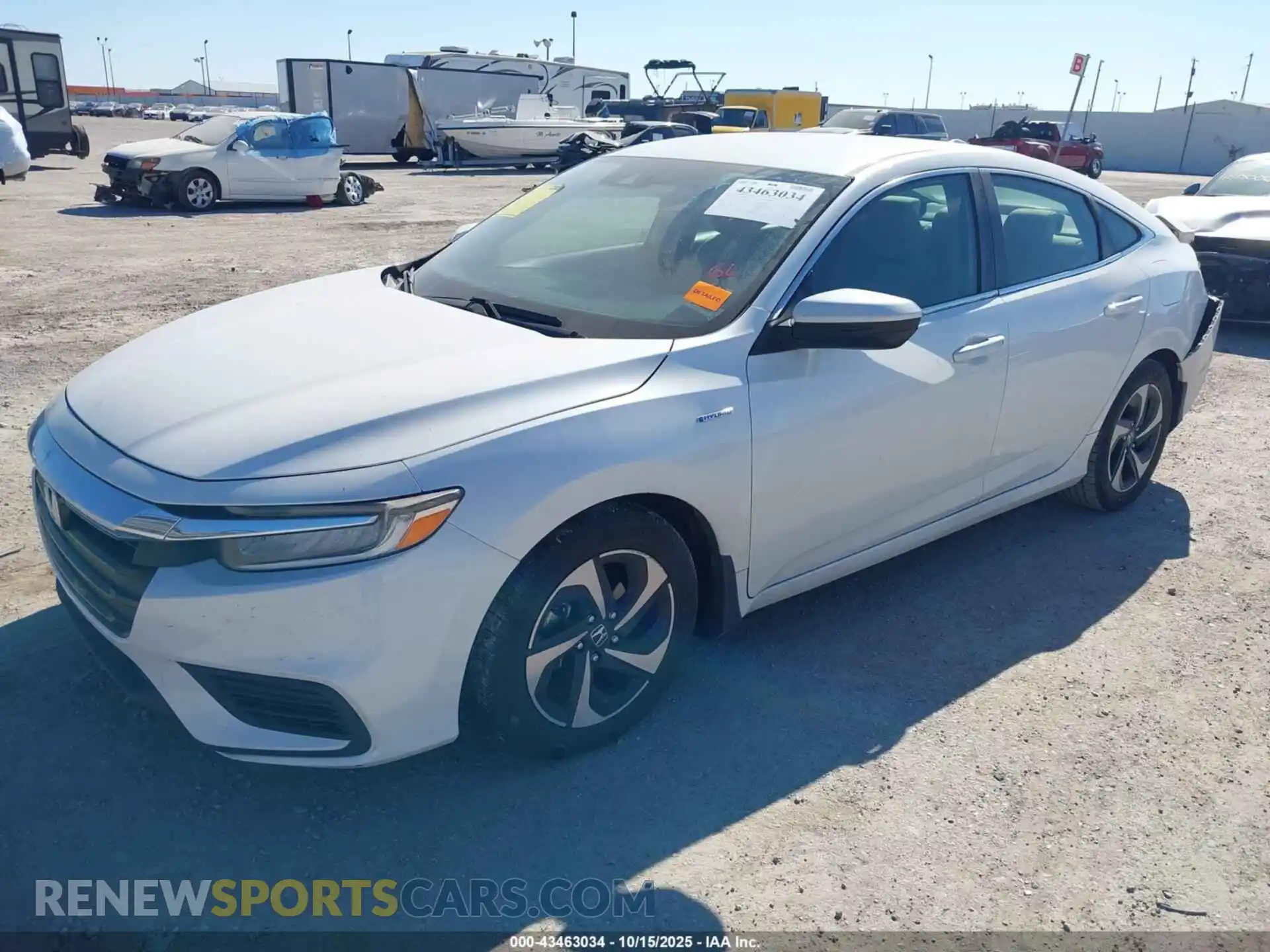 2 Photograph of a damaged car 19XZE4F52ME002171 HONDA INSIGHT 2021