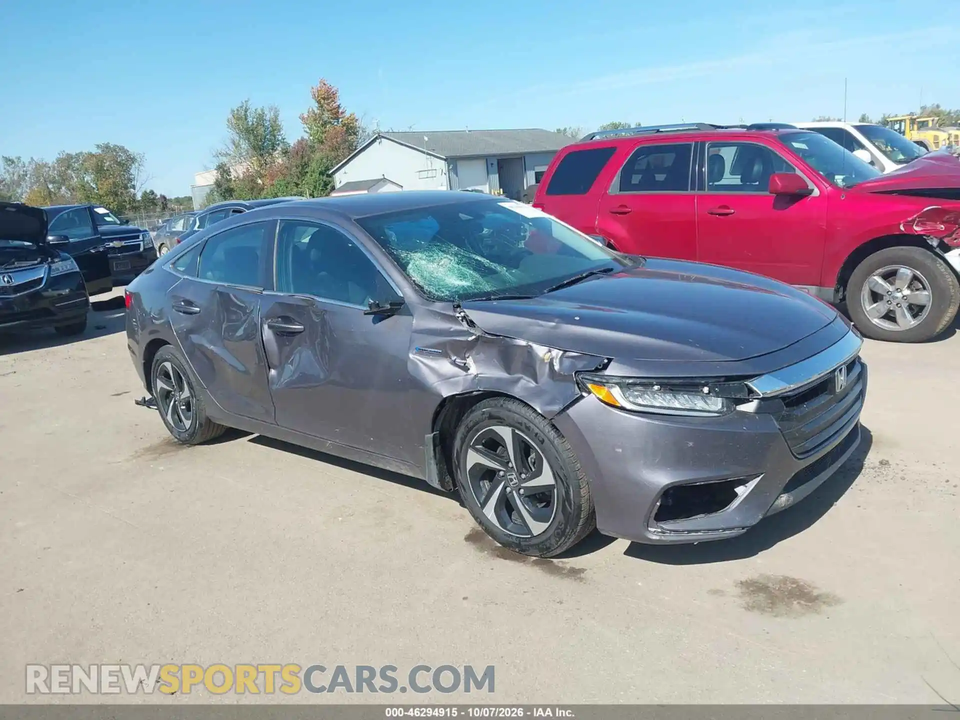 1 Photograph of a damaged car 19XZE4F52ME005247 HONDA INSIGHT 2021