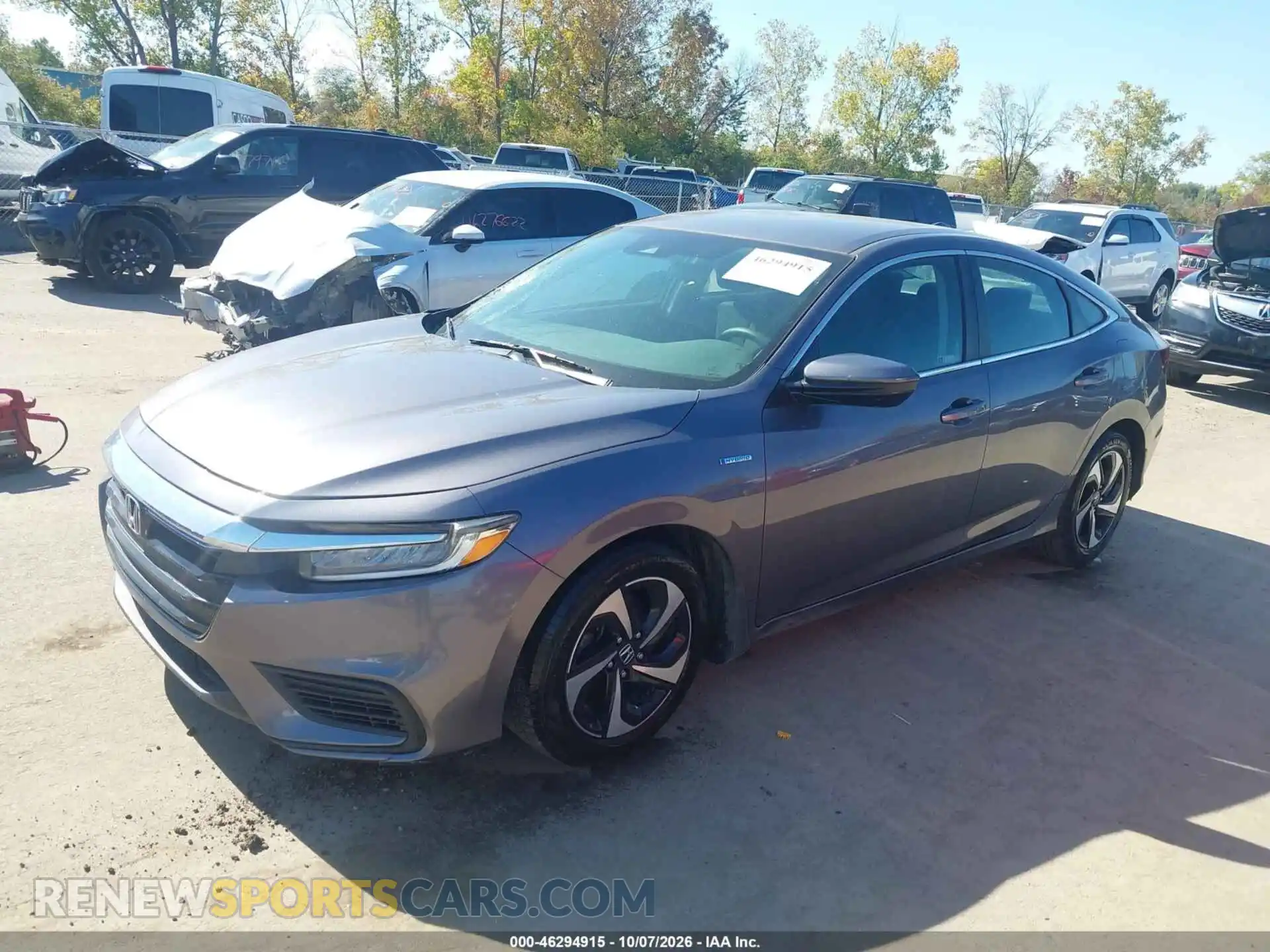 2 Photograph of a damaged car 19XZE4F52ME005247 HONDA INSIGHT 2021