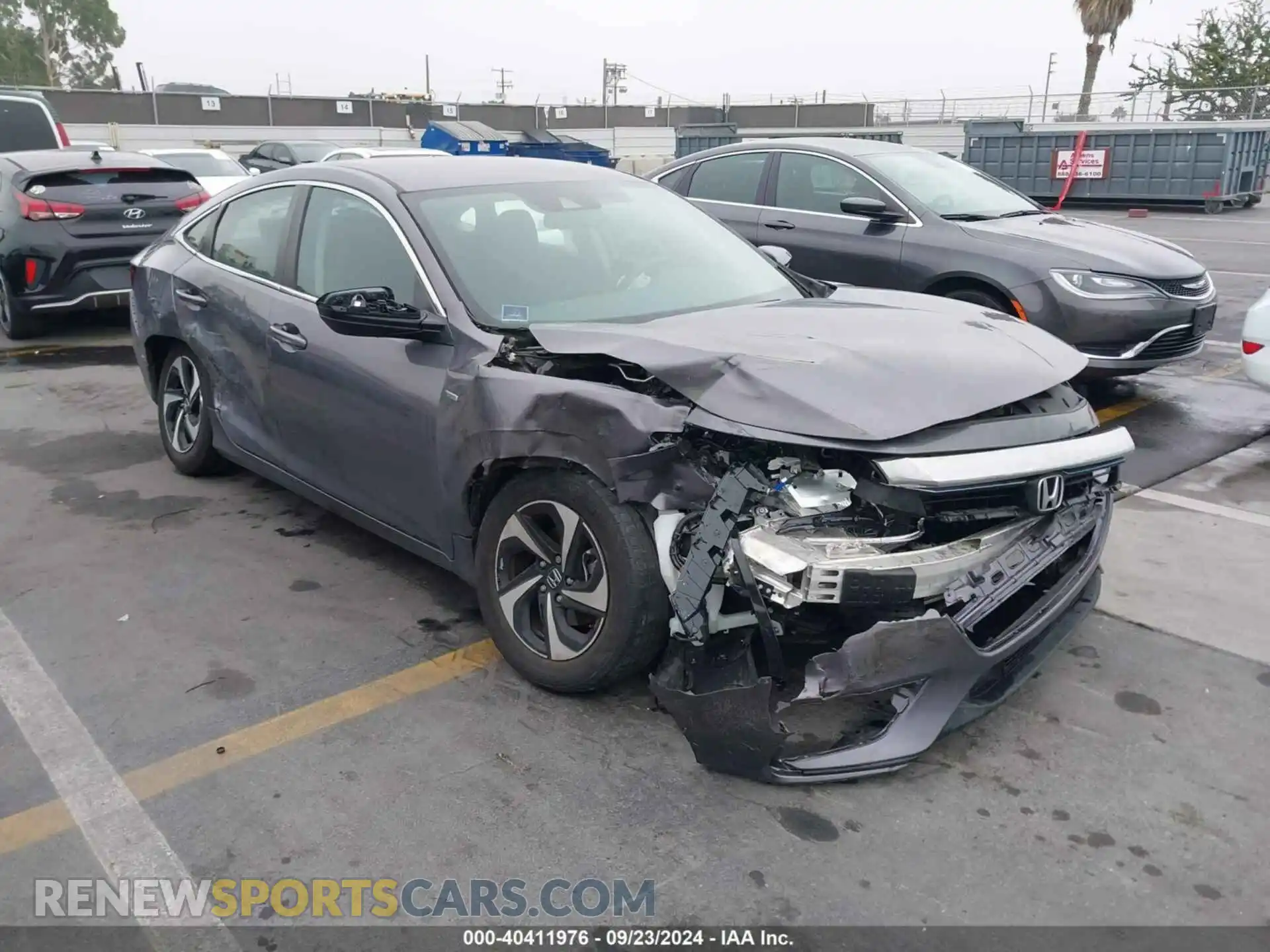 1 Photograph of a damaged car 19XZE4F52ME006723 HONDA INSIGHT 2021